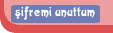 �ifremi unuttum, emailinize g�nderilecektir